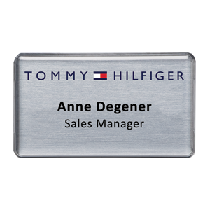 Naambadge Rechthoek Groot (70 x 38 mm) - 10 pack