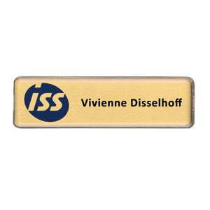 Naambadge Rechthoek Klein (64 x 19 mm) - 10 pack